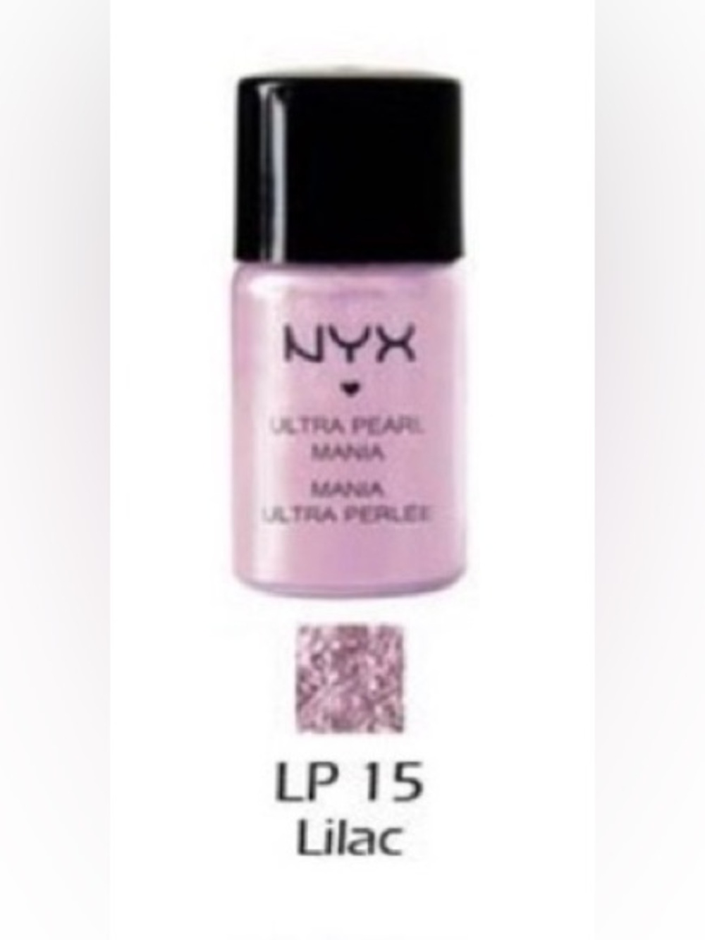 NWT NYX Ultra Pearl Mania Loose Powder Eye Shadow - Lilac Pearl LP15